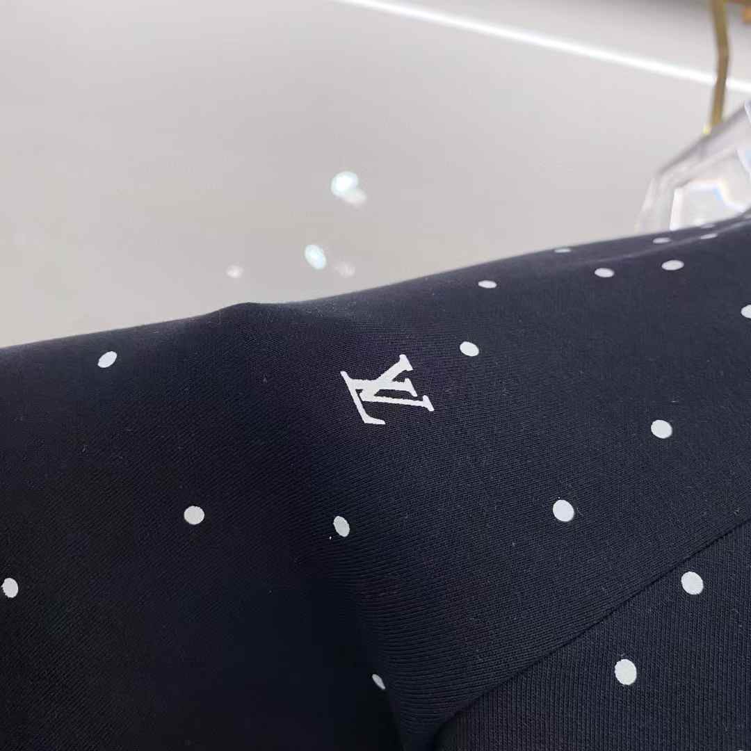 LV men's luxury rhinestone fashion knitted sweatshirt, often described in listings as a starry sky pattern sweater