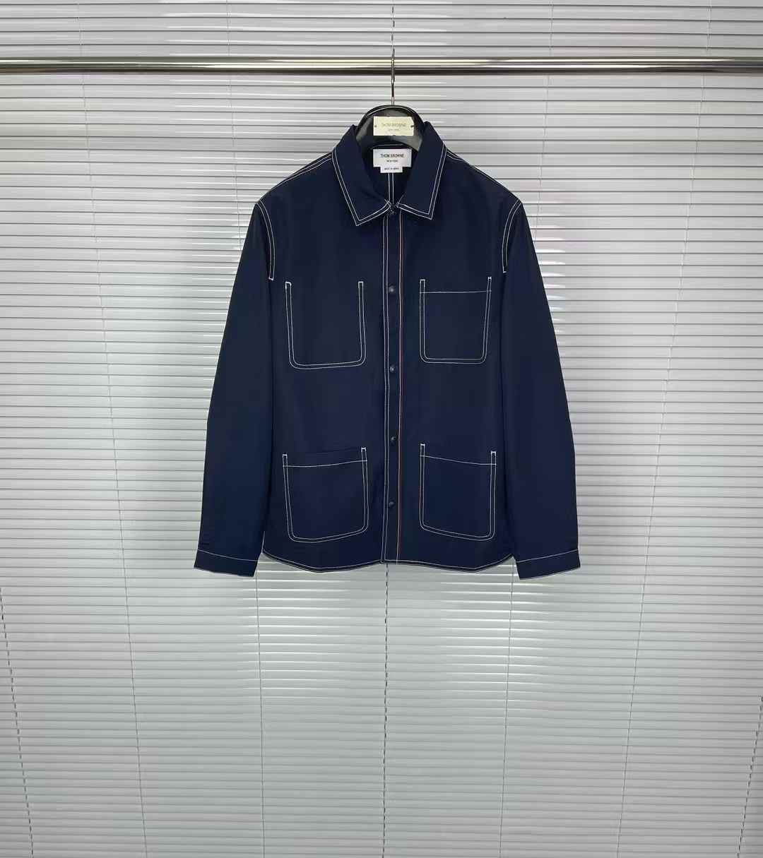 thom browne durable workwear-style light jacket