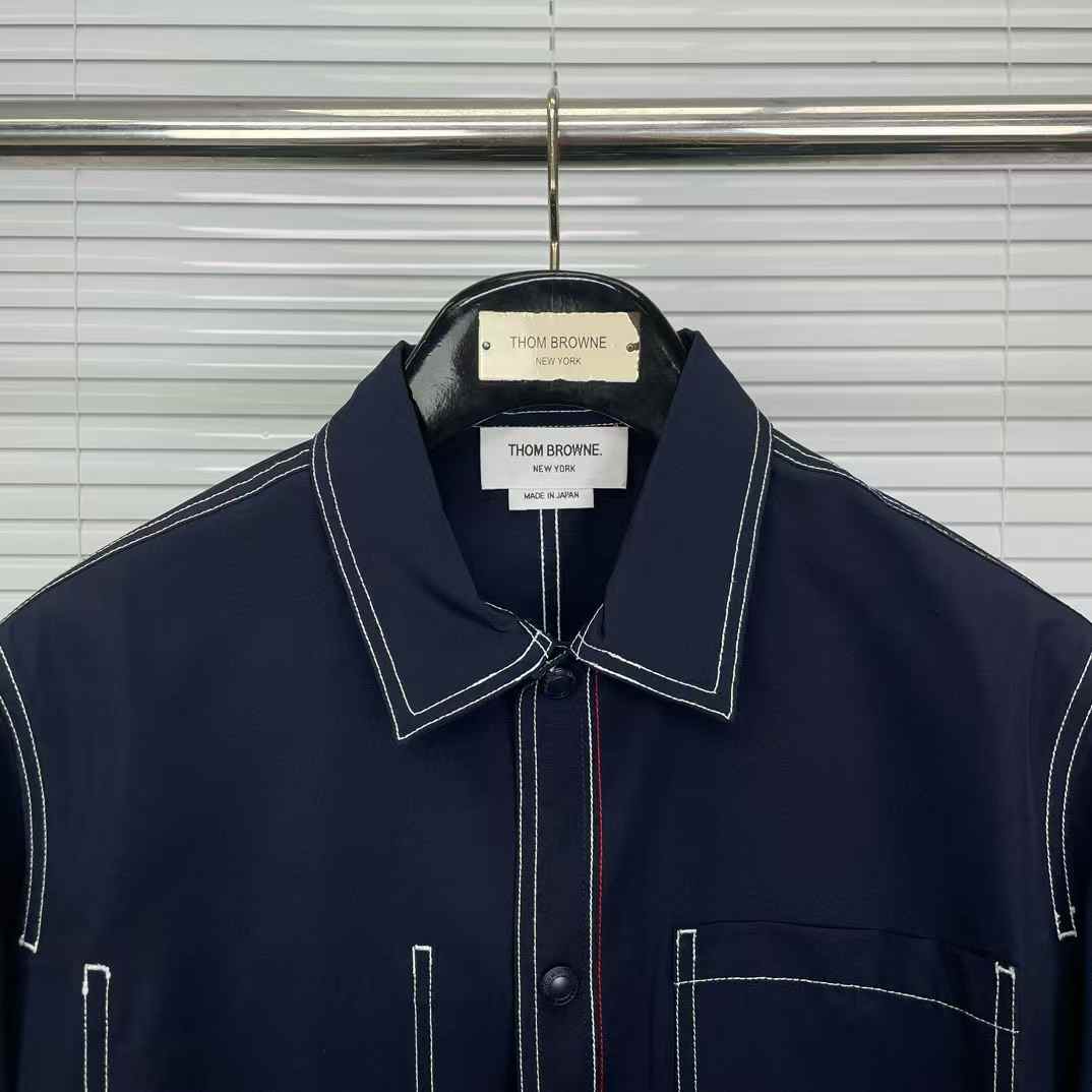 thom browne durable workwear-style light jacket