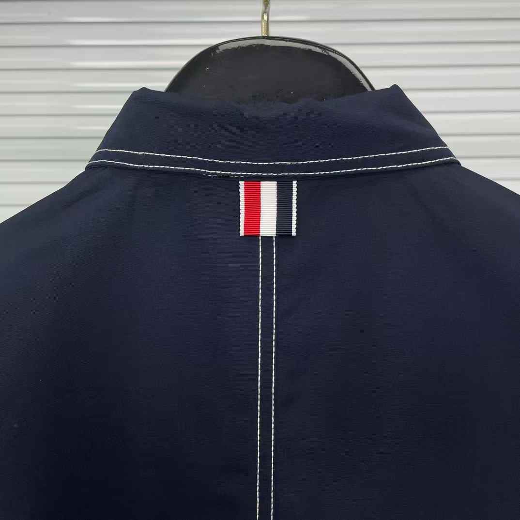 thom browne durable workwear-style light jacket