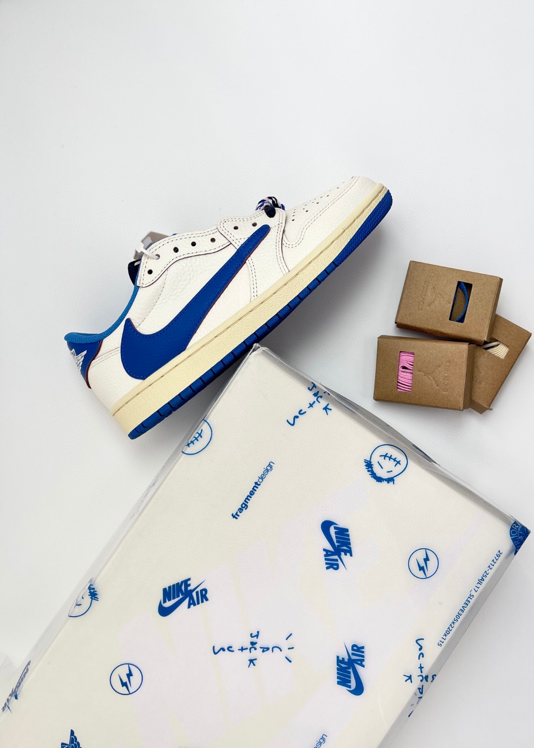 Nike Air Jordan 1 Retro Low OG SP Fragment x Travis Scott is a collaborative sneaker