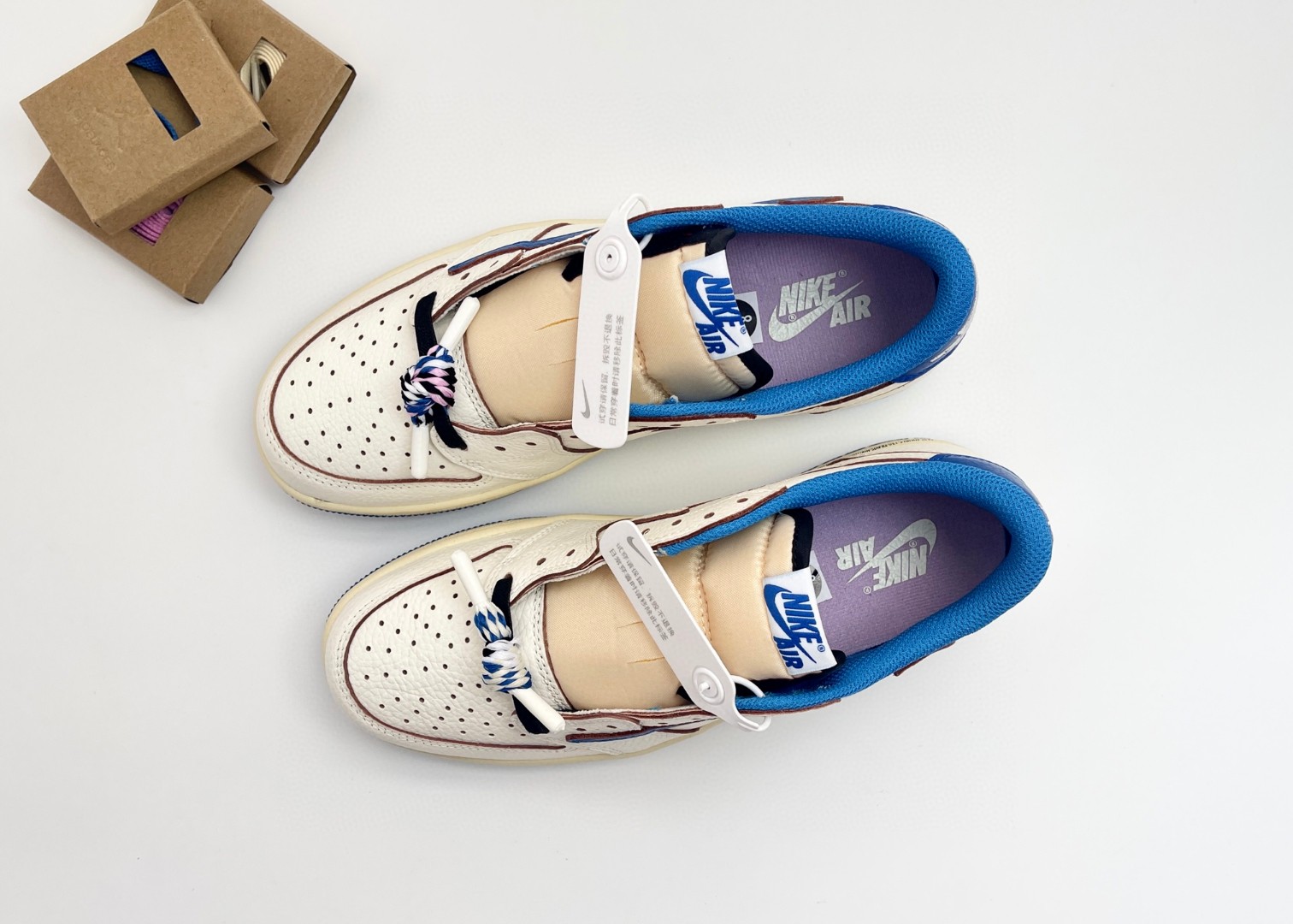 Nike Air Jordan 1 Retro Low OG SP Fragment x Travis Scott is a collaborative sneaker