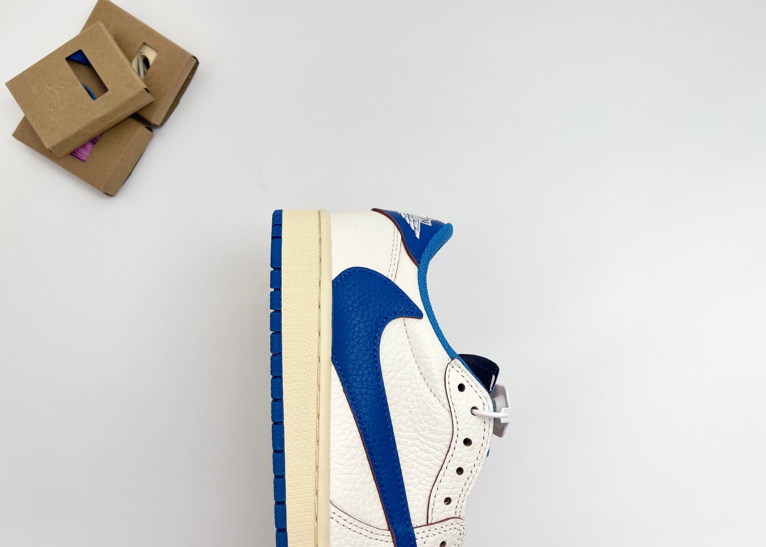 Nike Air Jordan 1 Retro Low OG SP Fragment x Travis Scott is a collaborative sneaker
