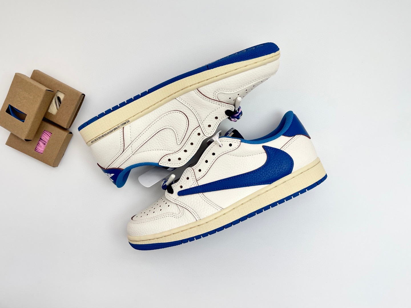 Nike Air Jordan 1 Retro Low OG SP Fragment x Travis Scott is a collaborative sneaker