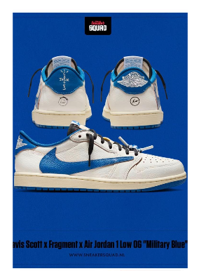 Nike Air Jordan 1 Retro Low OG SP Fragment x Travis Scott is a collaborative sneaker