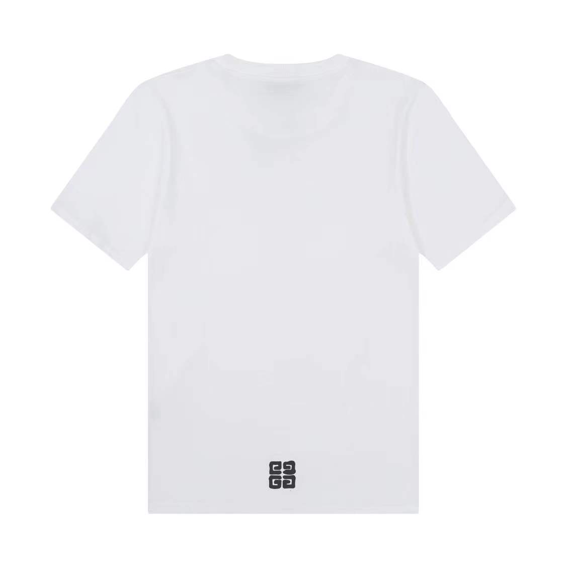 givenchy white cotton t-shirt featuring a Givenchy 4G logo graphic on the front