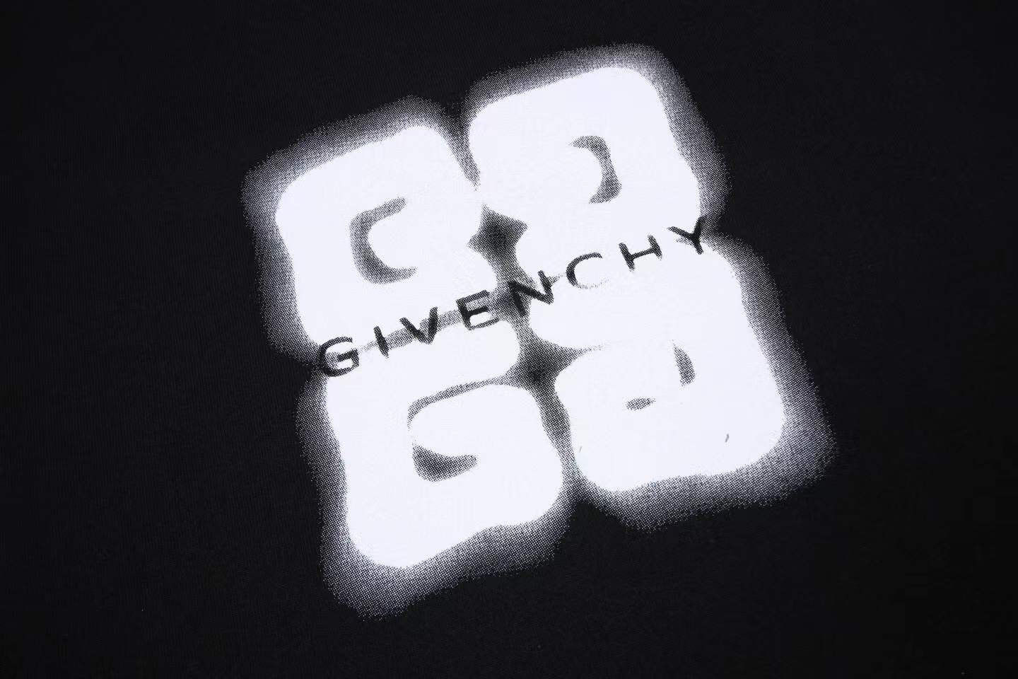 givenchy black cotton Givenchy t-shirt features the signature 4G logo embellished on the front