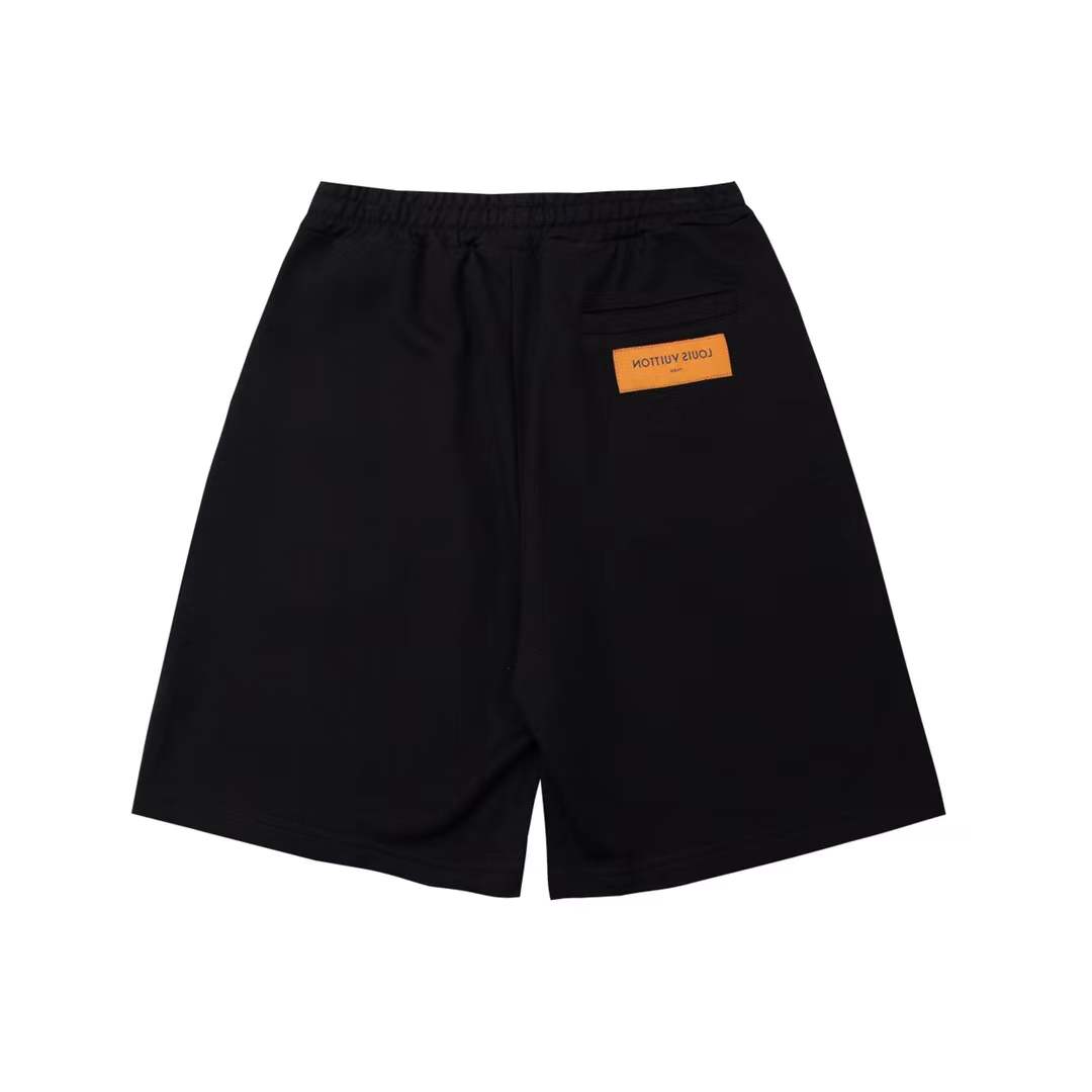 LV Paris Duck shorts feature a cartoon graphic on the leg