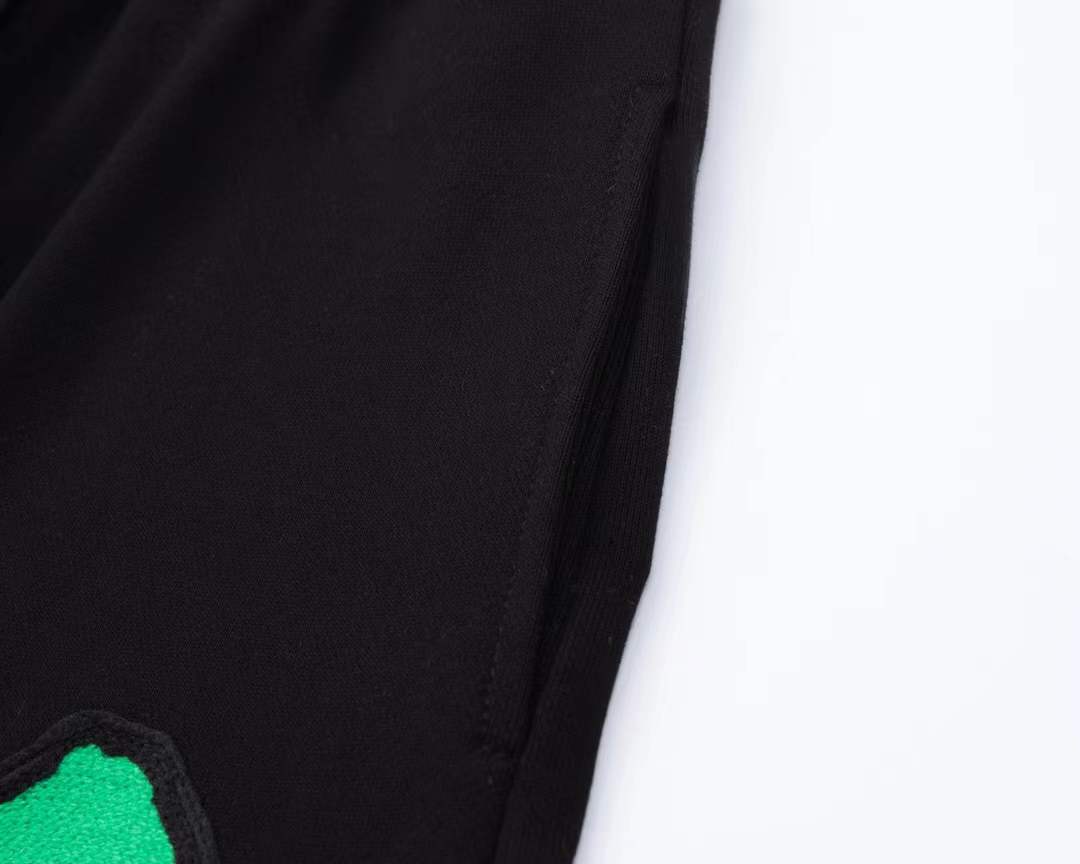 LV Paris Duck shorts feature a cartoon graphic on the leg