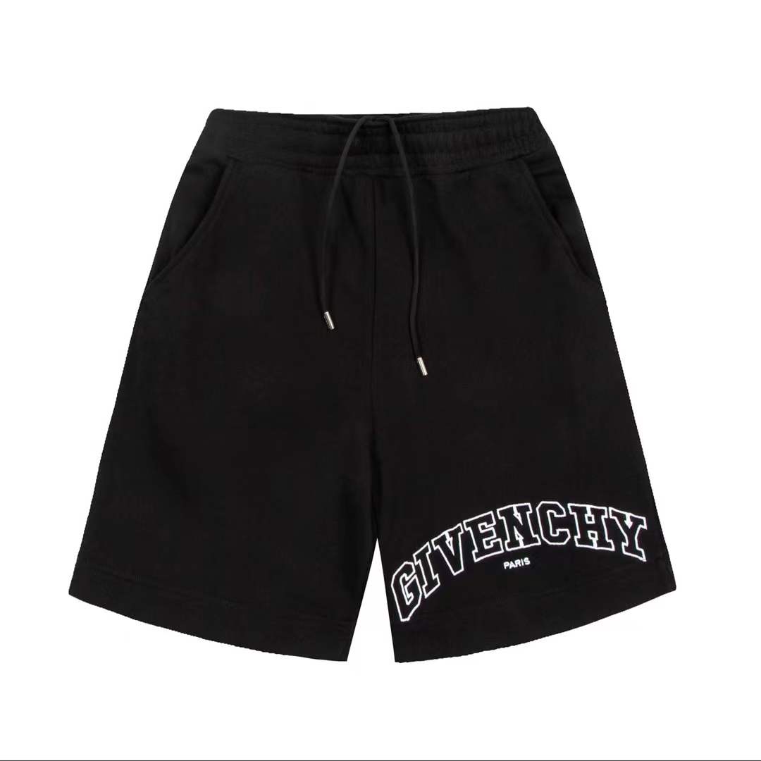 Givenchy Boxy Fit embroidered shorts in black