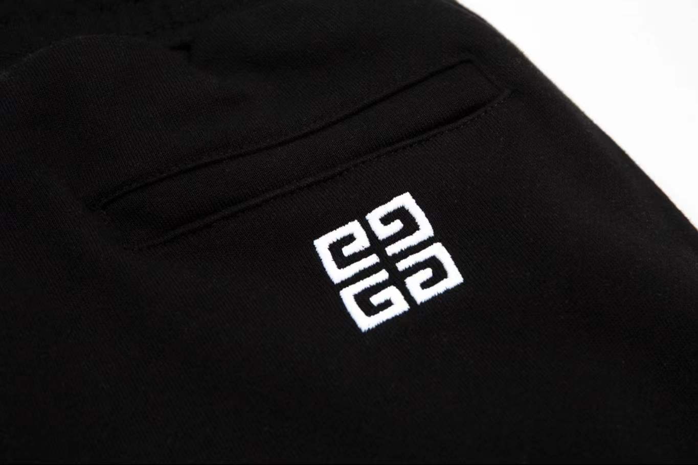 Givenchy Boxy Fit embroidered shorts in black