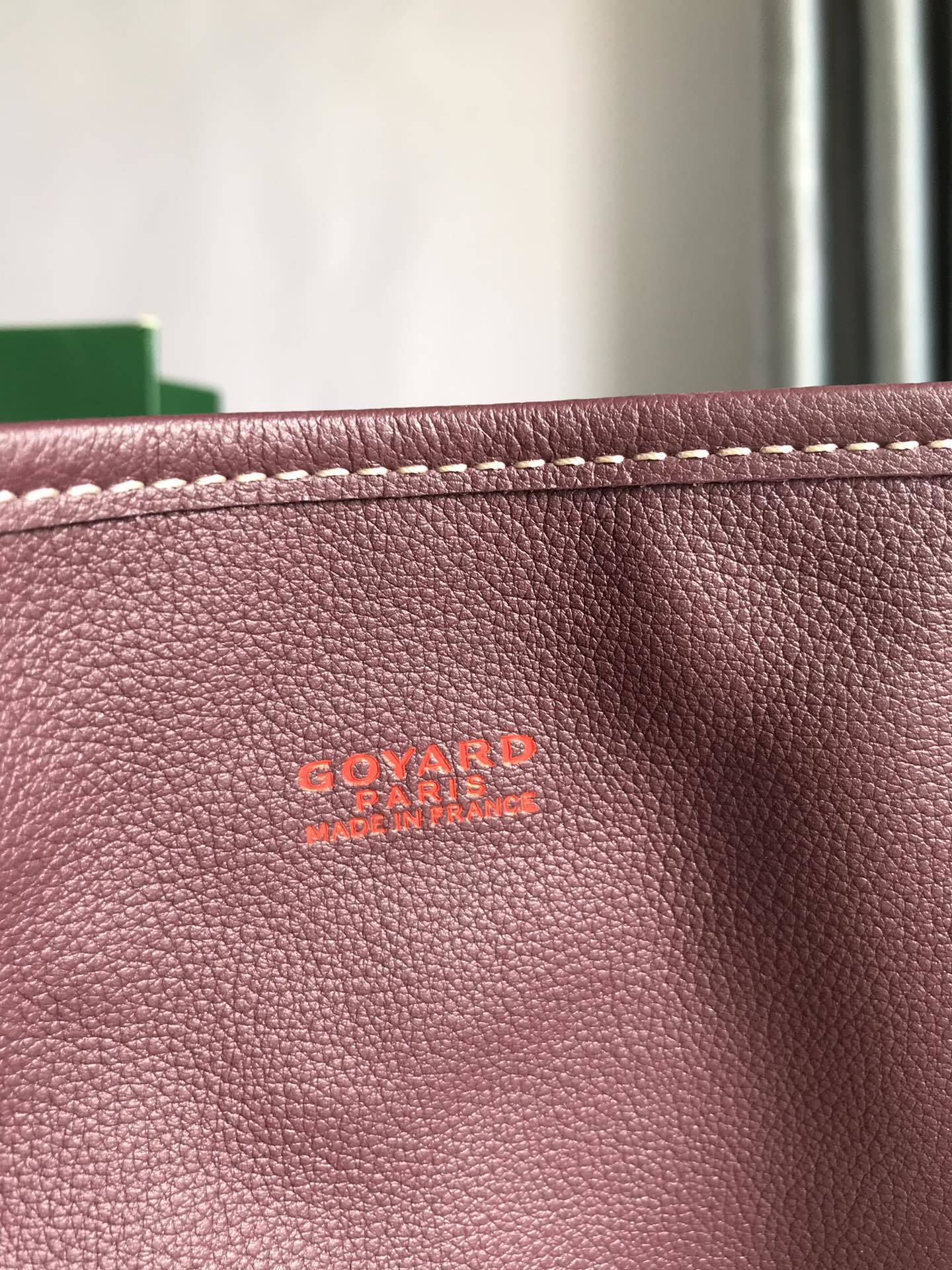 Goyard Saint Louis Tote PM in burgundy