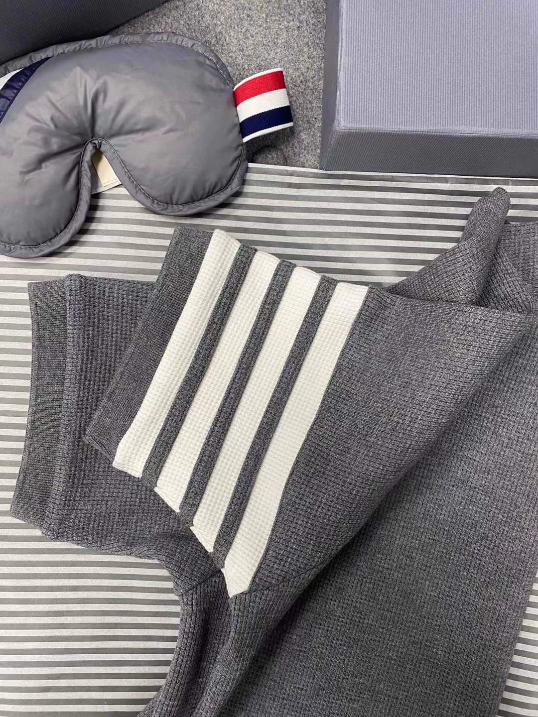 thom browne grey crewneck sweater