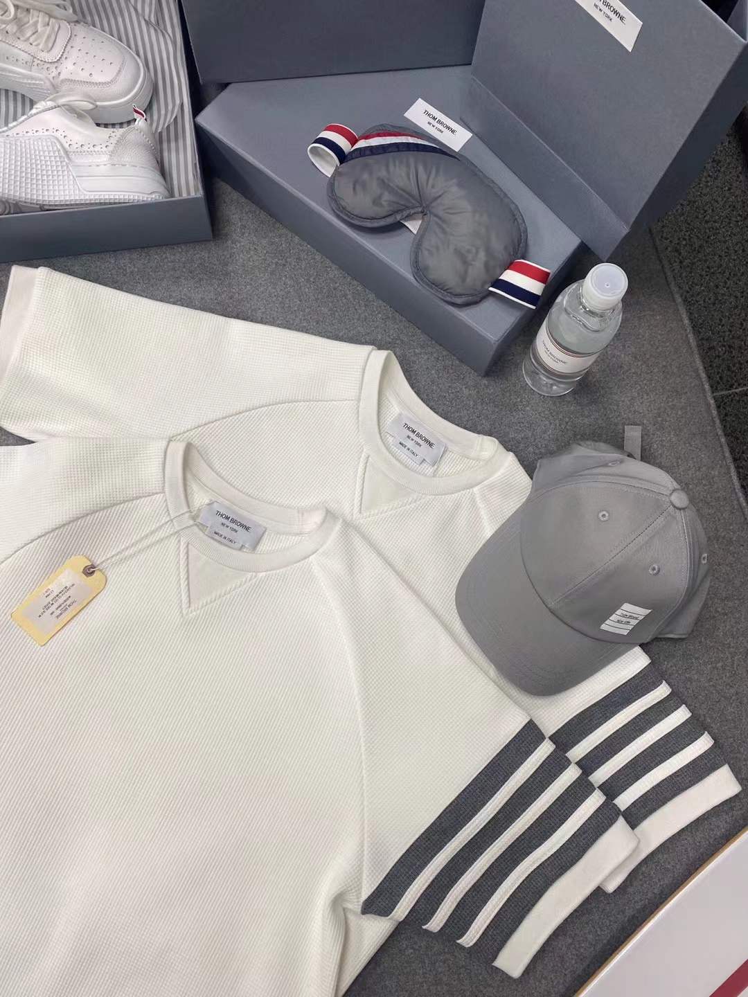 Thom Browne Ottoman Rib 4-Bar Sweatshirt