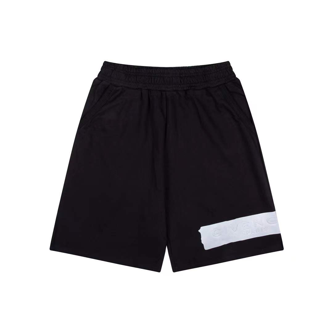 givenchy athletic shorts black