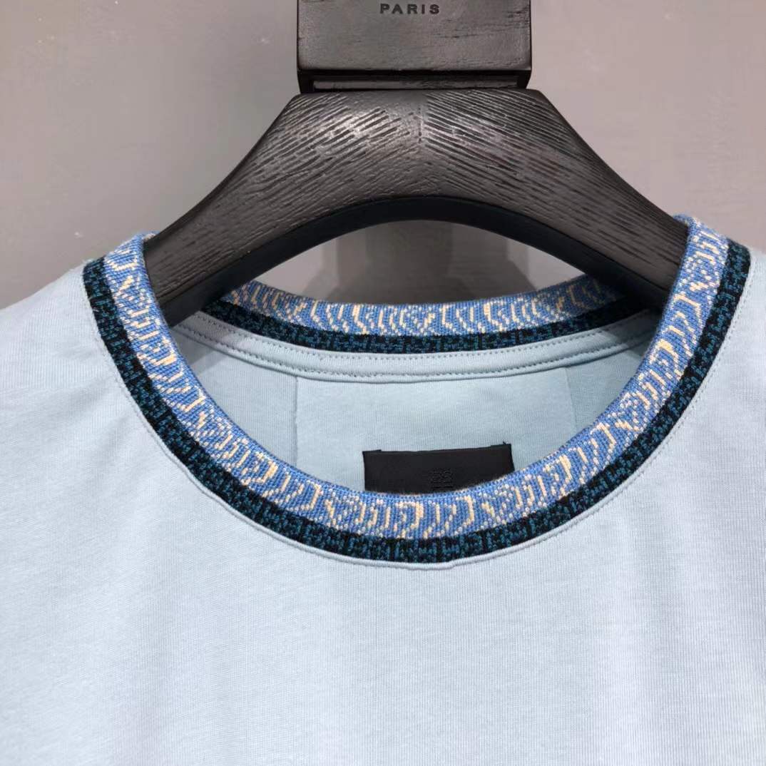 Givenchy Classic Misty Blue Short Sleeve T-Shirt