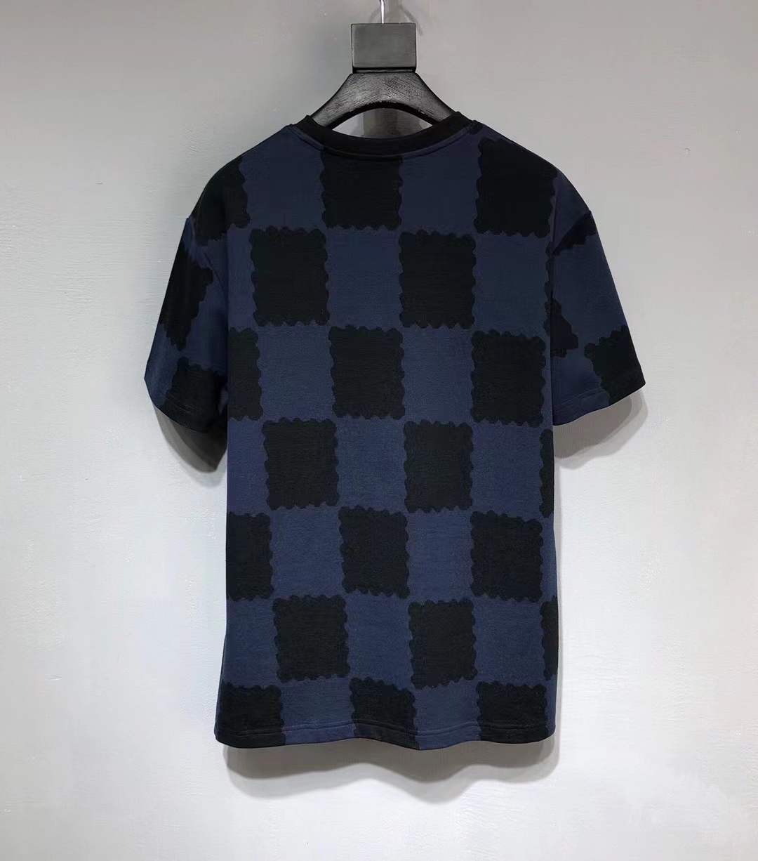 LV Damier jacquard top, similar in style to the Damier Gradient Jacquard Cotton T-Shirt