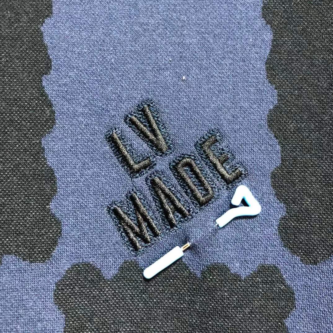 LV Damier jacquard top, similar in style to the Damier Gradient Jacquard Cotton T-Shirt