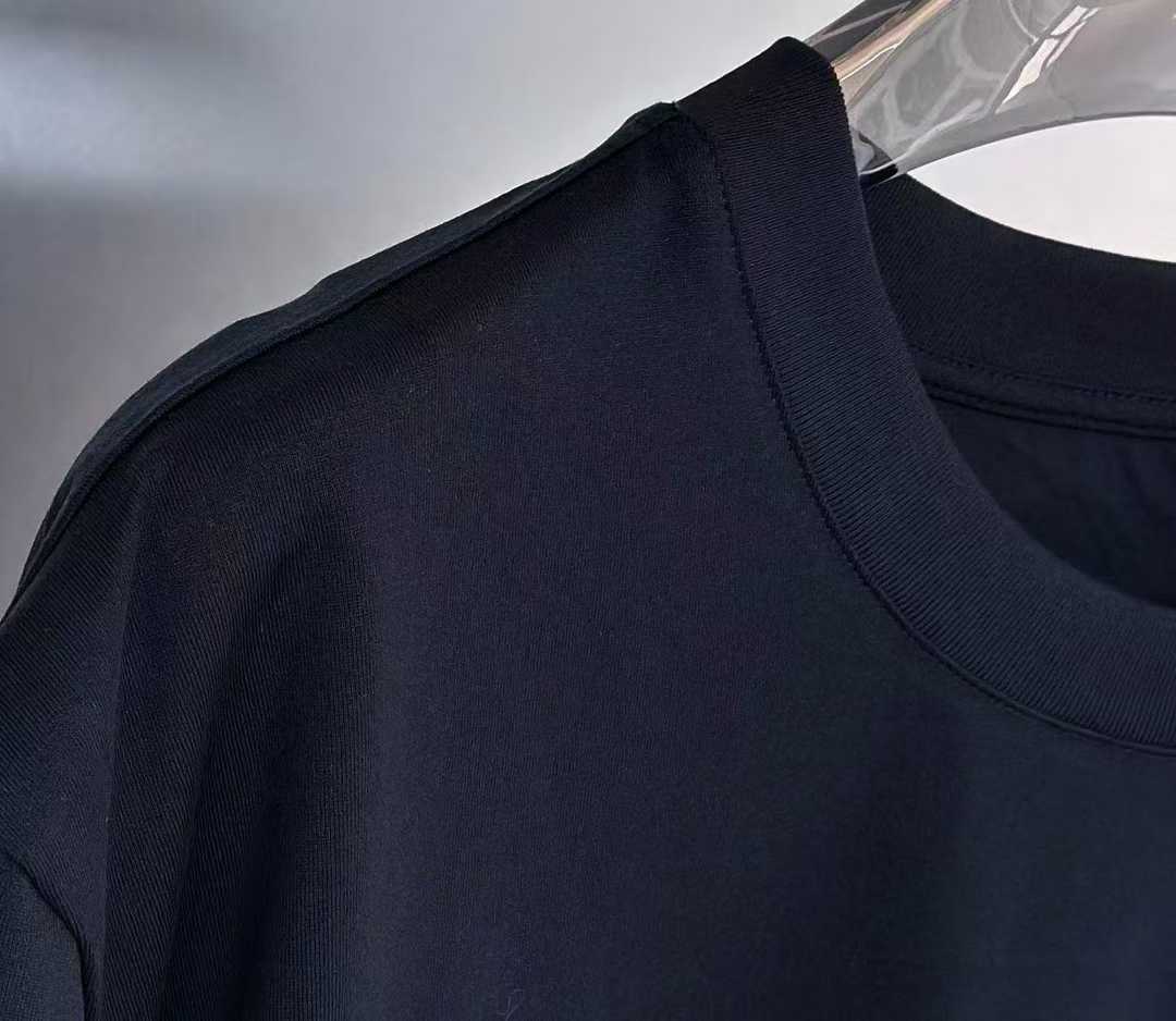 givenchy black cotton t-shirt with a white printed logo