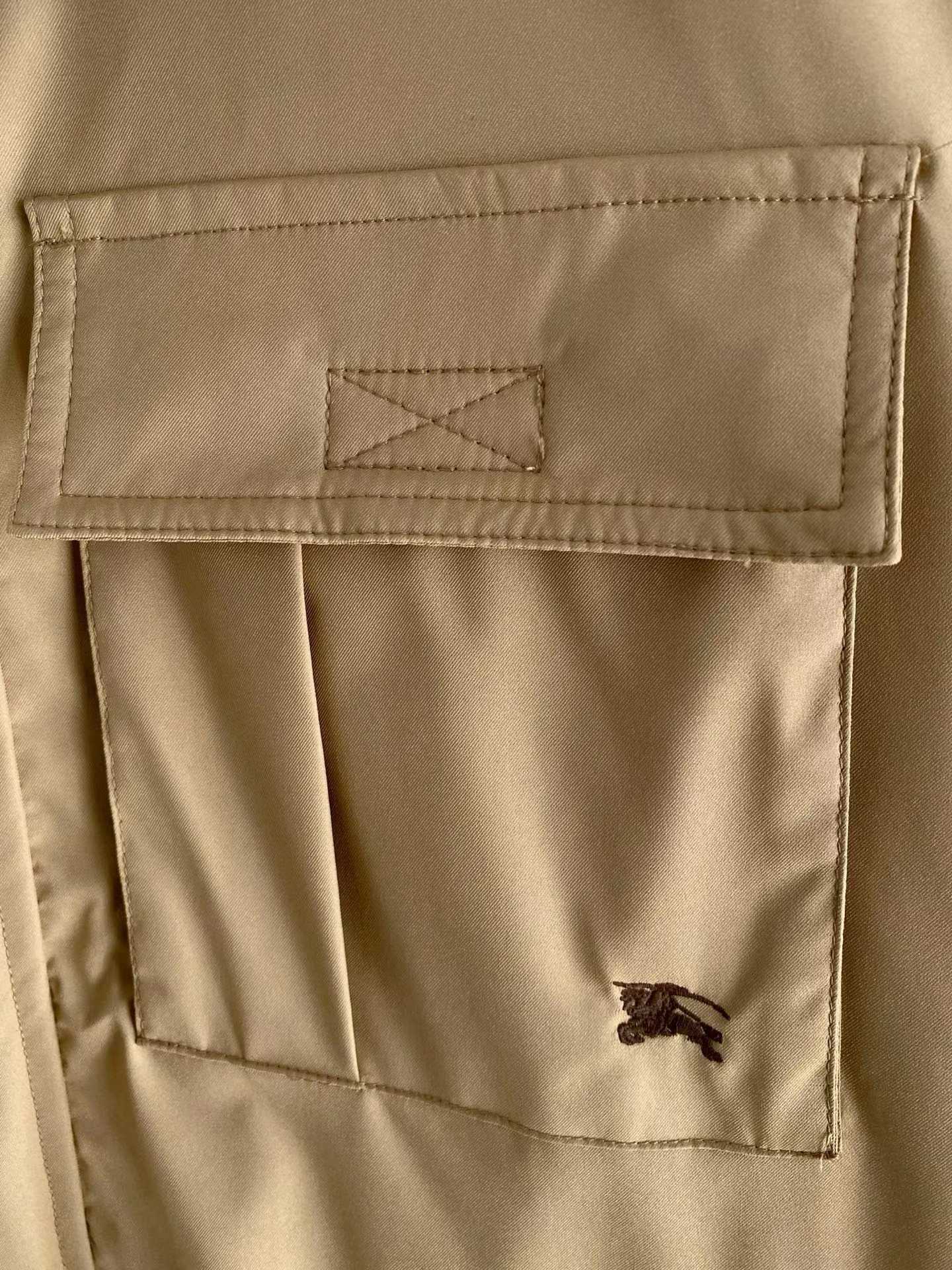 Burberry Logo-Embroidered Cotton-Gabardine Harrington Jacket