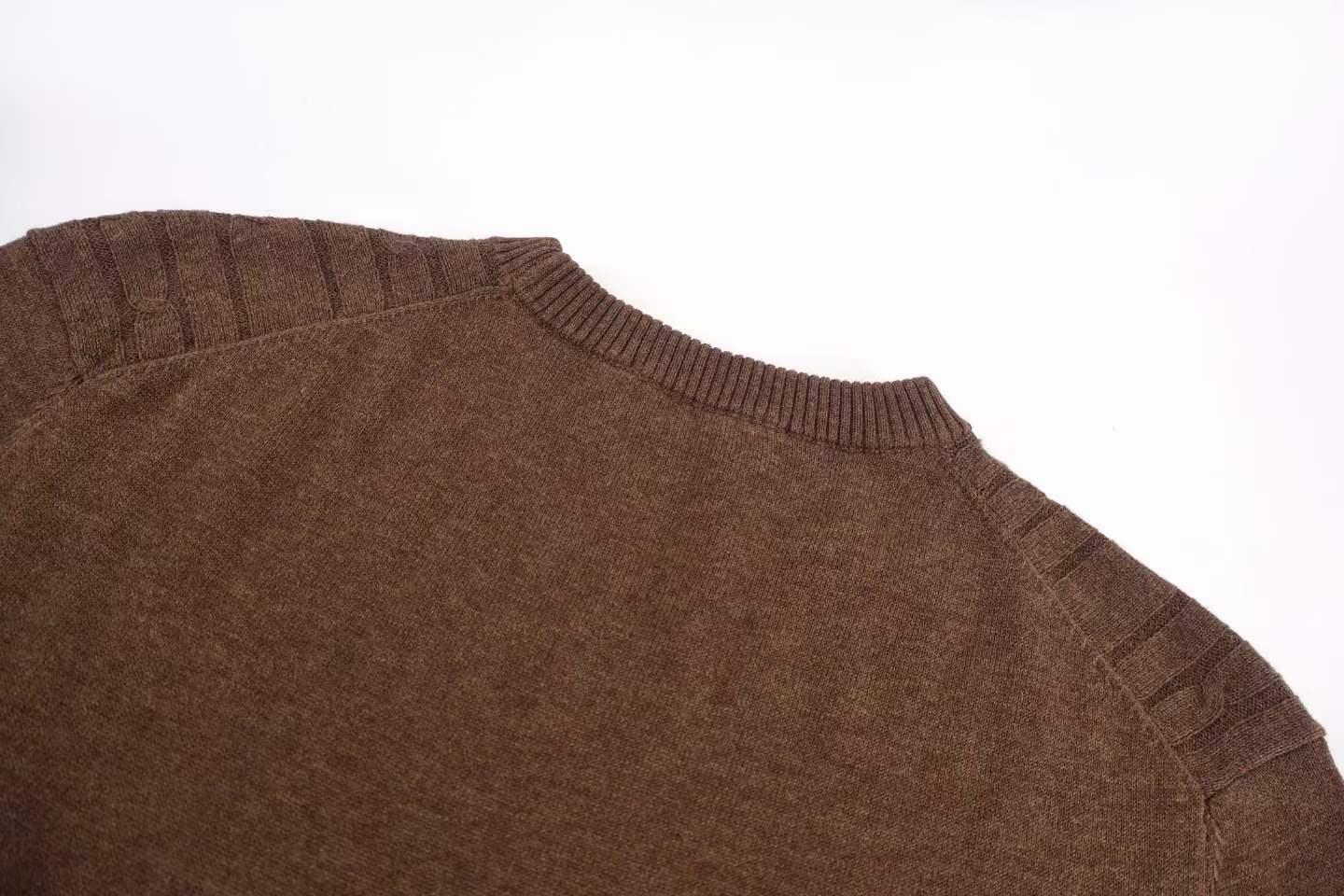 loro piana short-sleeved cable-knit sweater