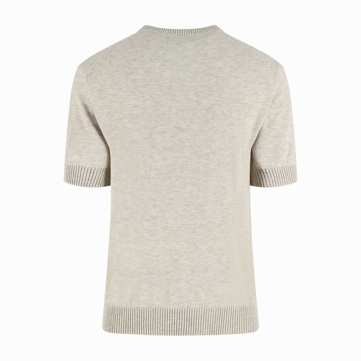 loro piana short-sleeved cable-knit sweater