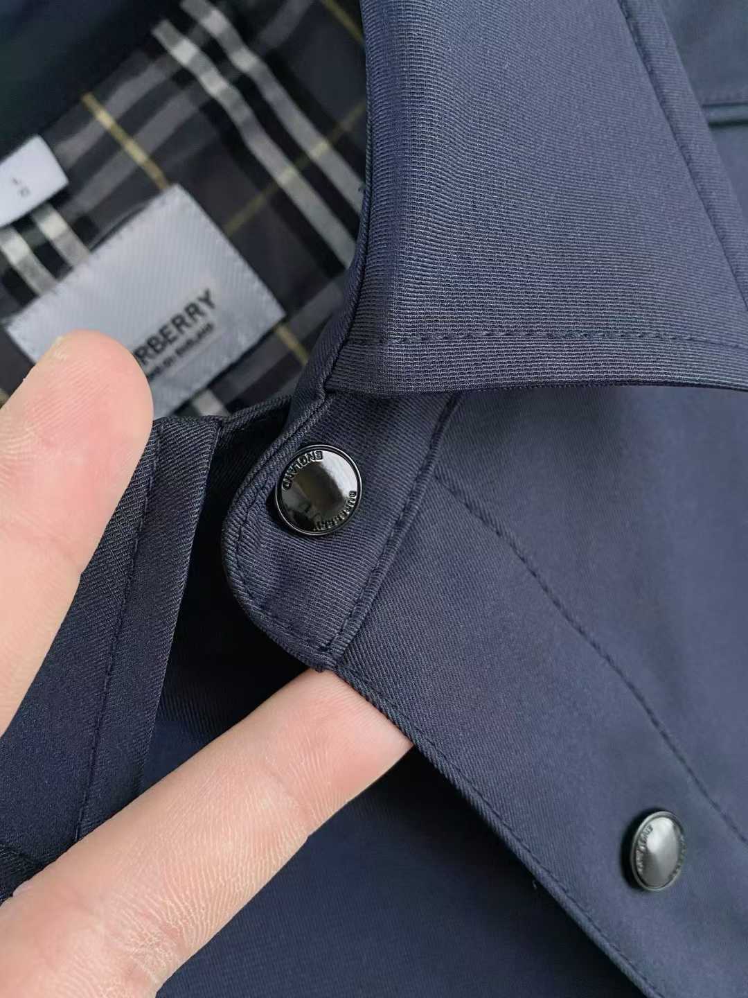 burberry blue poplin or cotton shirt