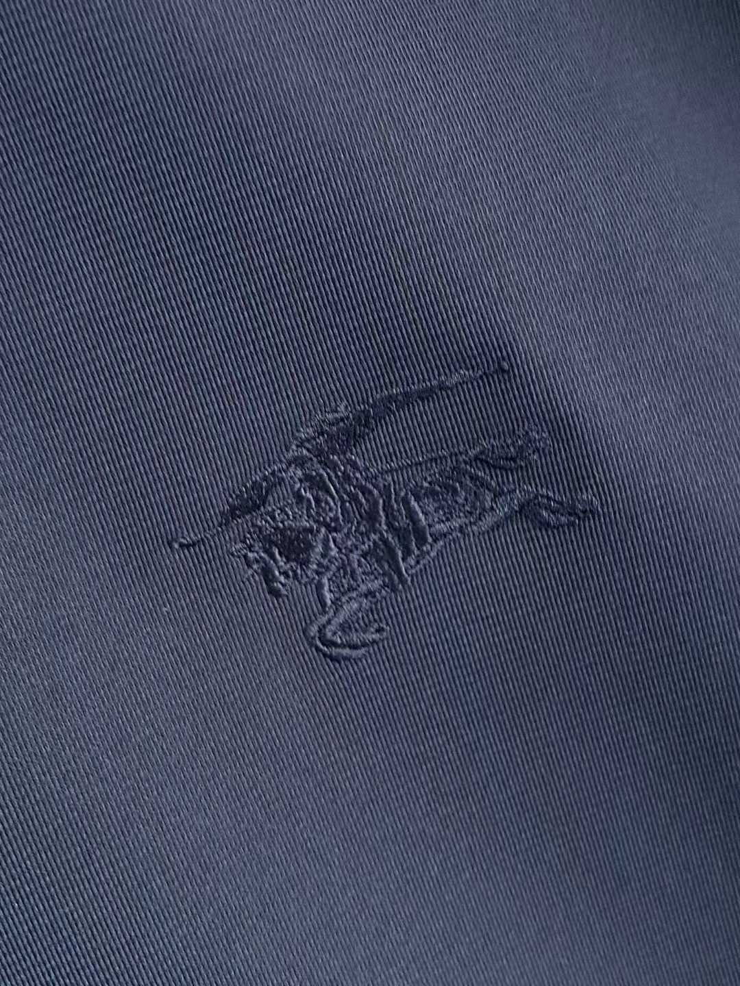 burberry blue poplin or cotton shirt