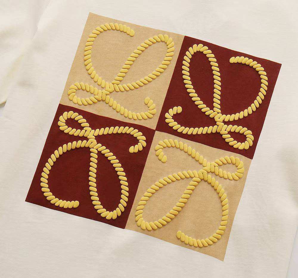 Loewe Anagram T-shirt featuring a rope-inspired logo design