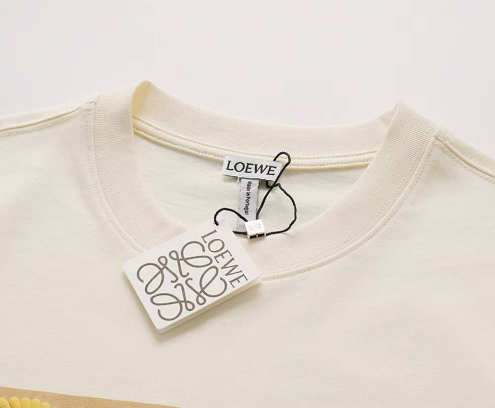 Loewe Anagram T-shirt featuring a rope-inspired logo design