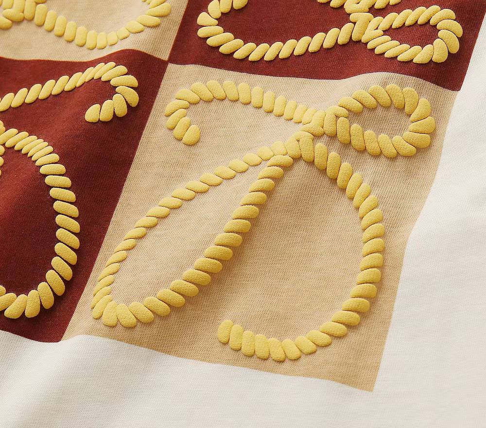 Loewe Anagram T-shirt featuring a rope-inspired logo design