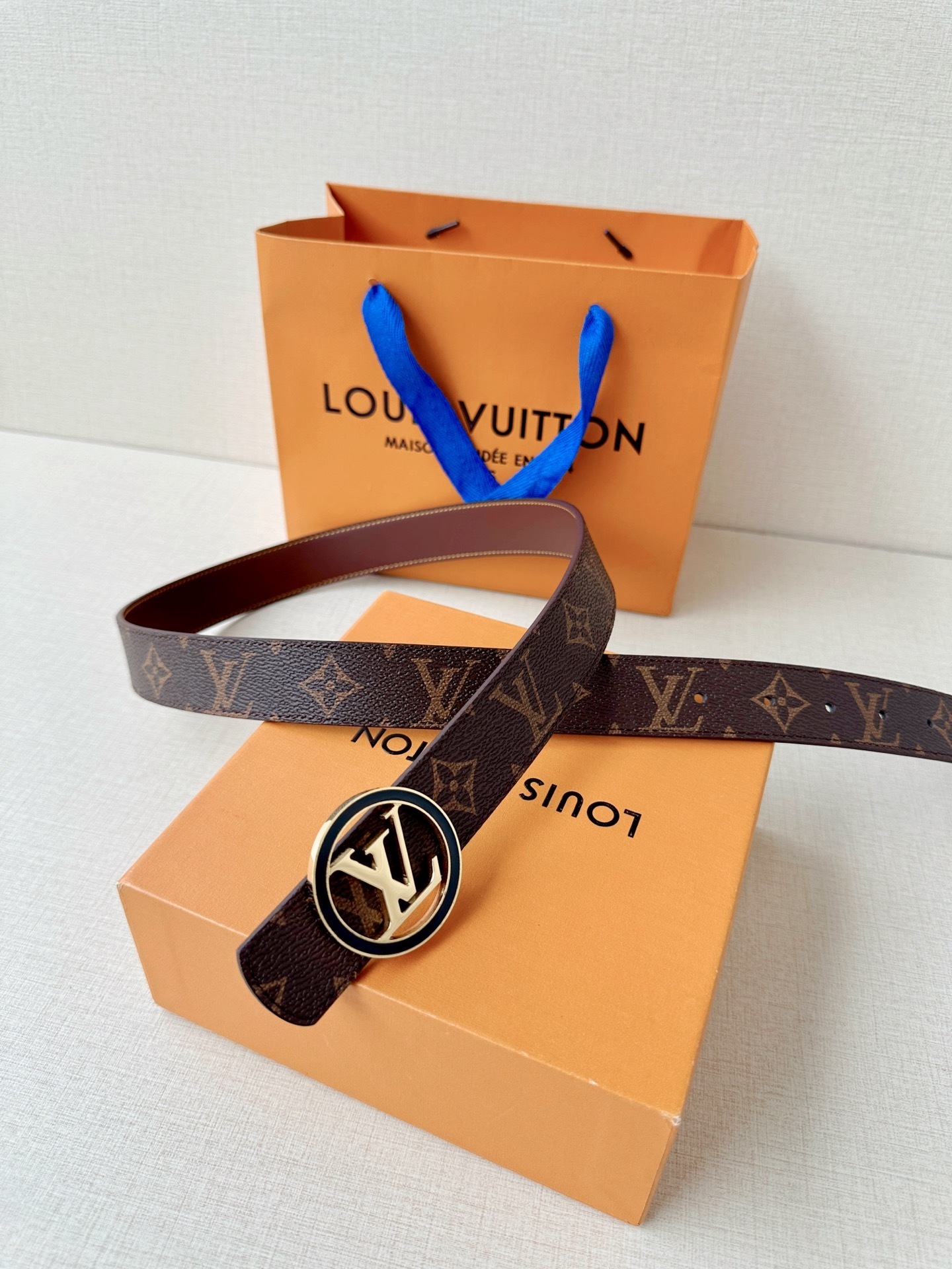 LV Belt brown