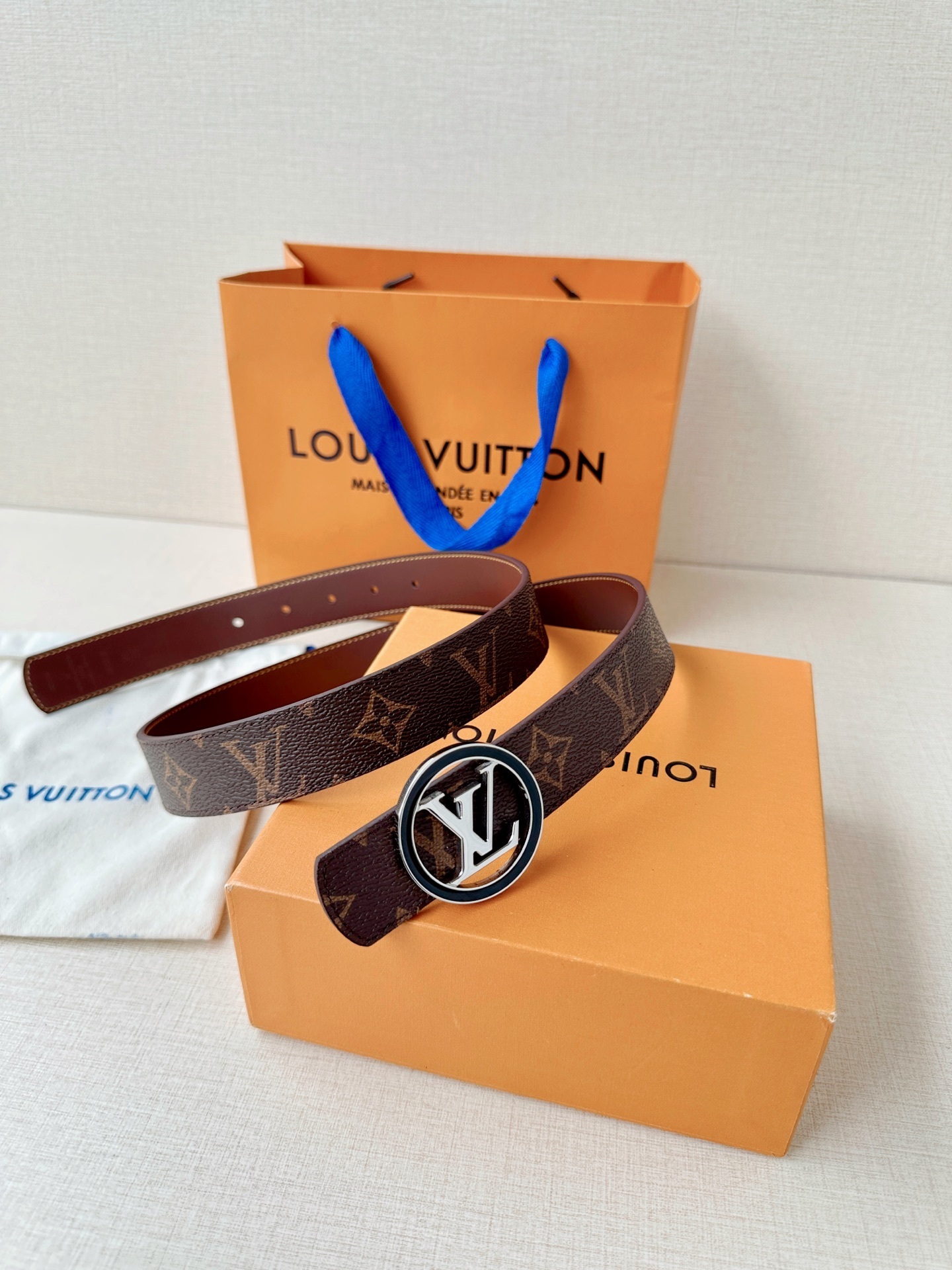 LV Belt brown