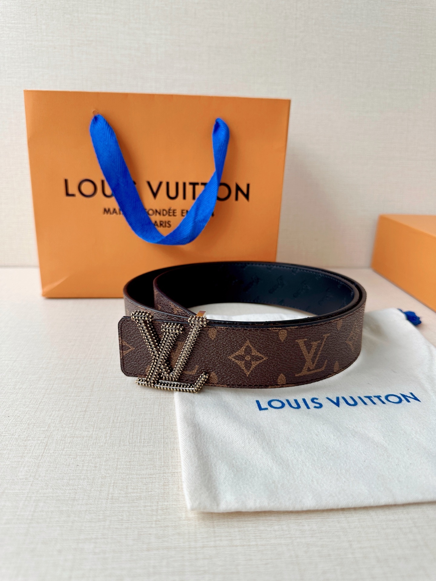LV Belt brown