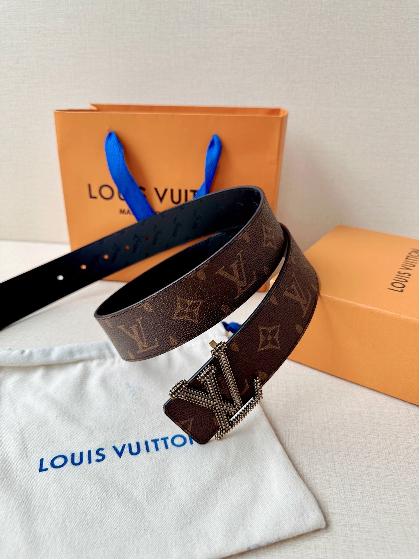 LV Belt brown