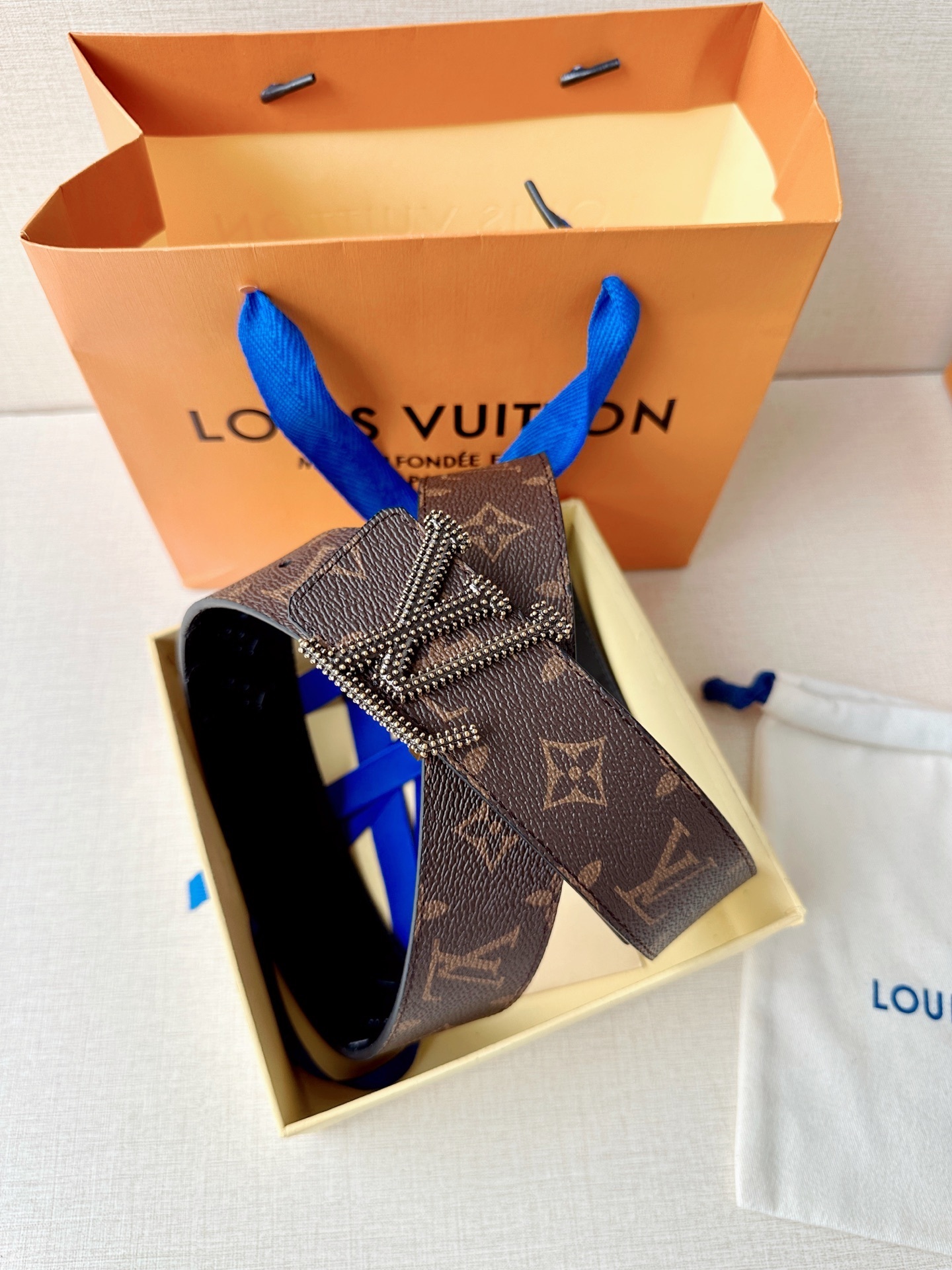 LV Belt brown