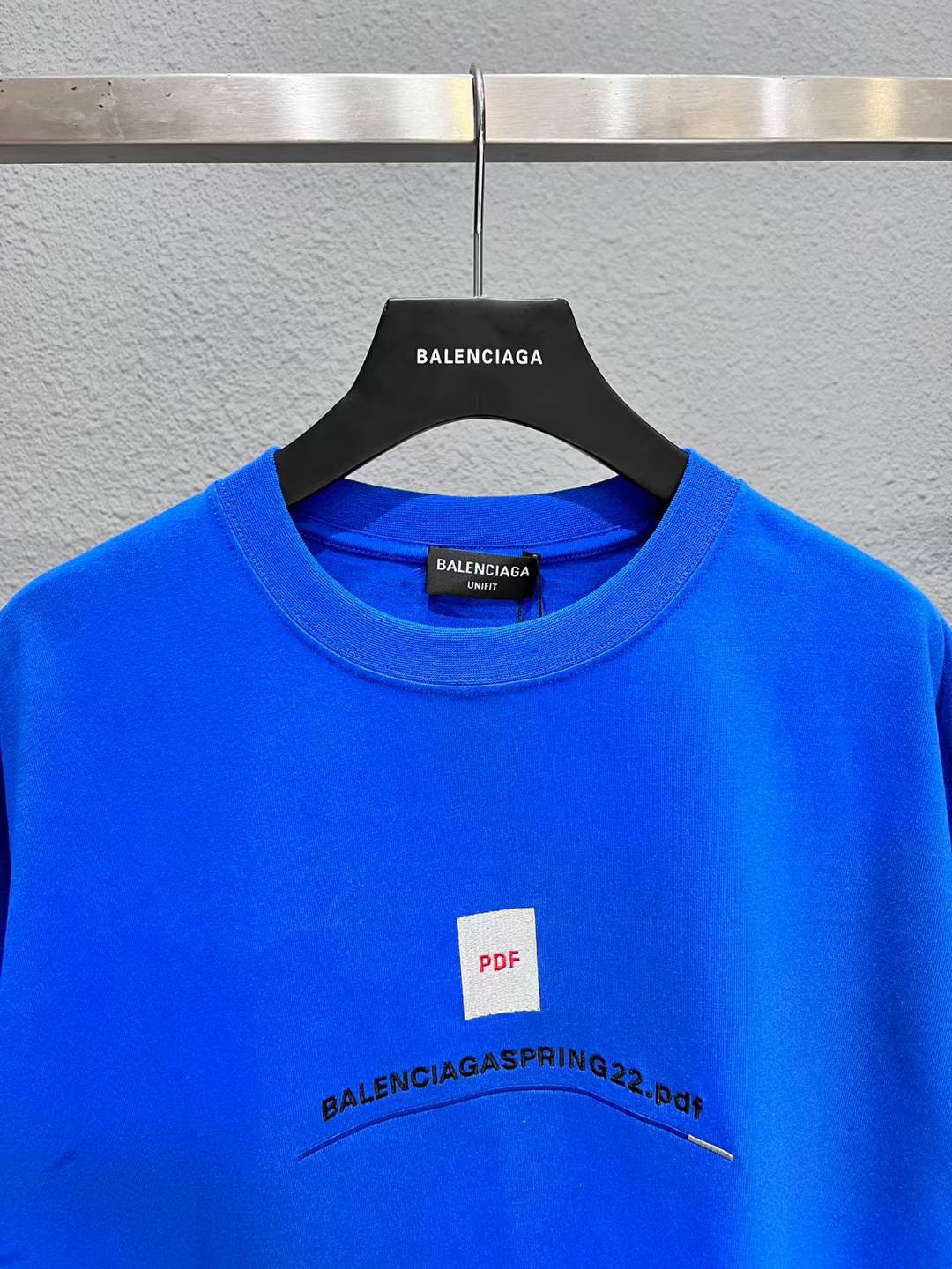 balenciaga t-shirt Blue