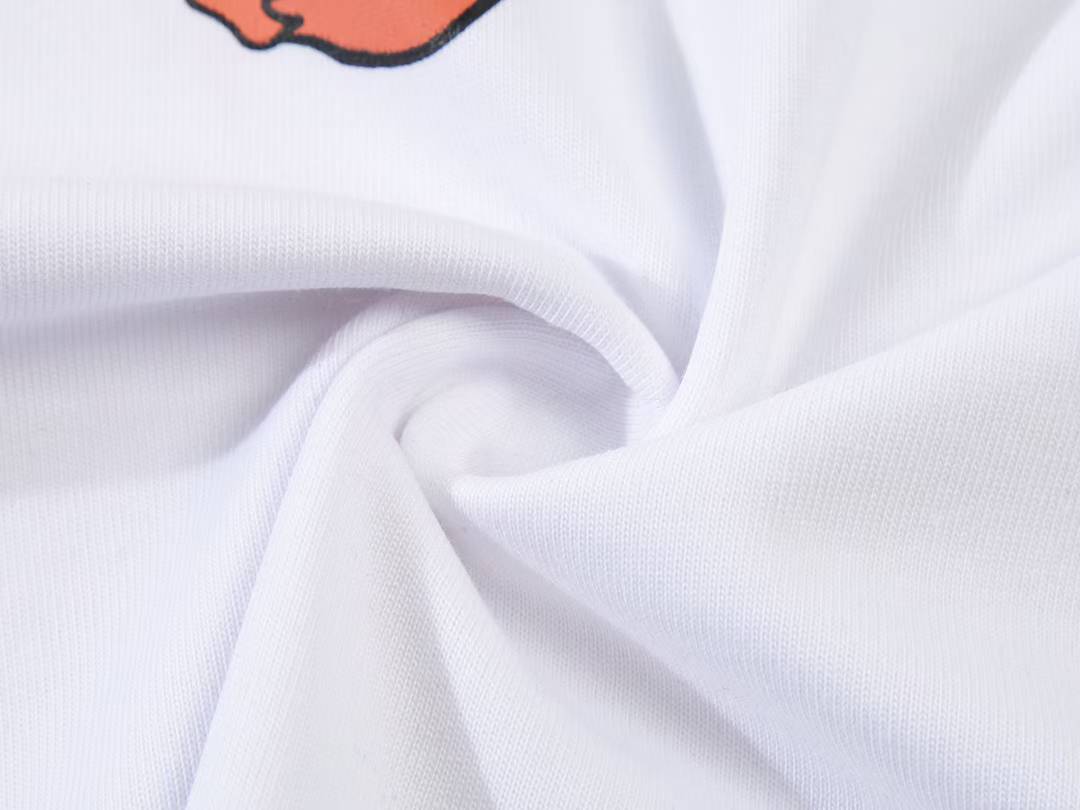 LV printed cotton t-shirt White