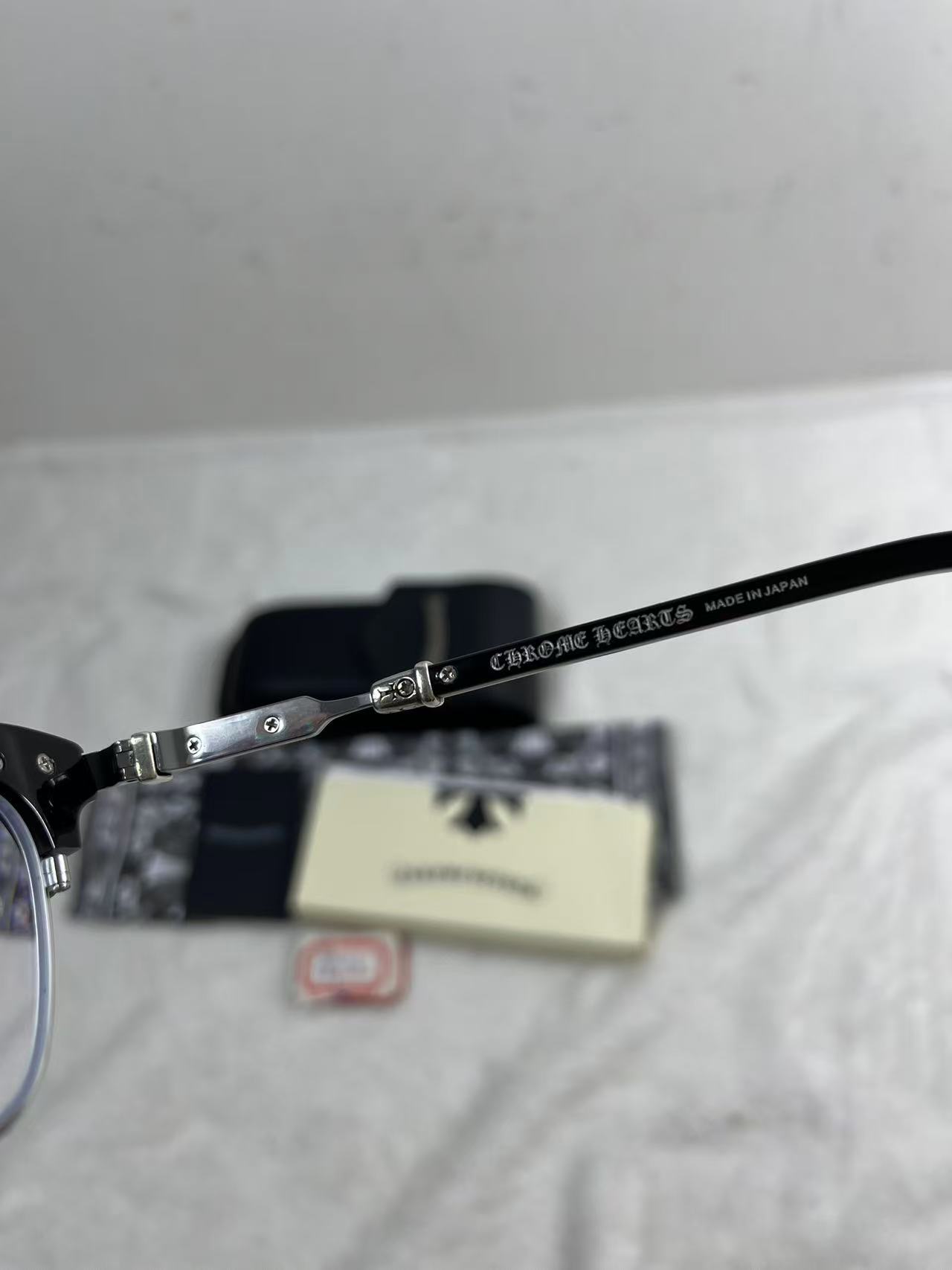 Chrome Hearts Evagilist Anti-Blue Lens Glasses Black