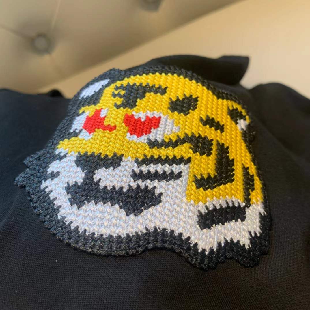 LV KENZO men's black t-shirt