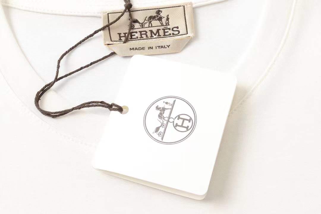 Hermès Paris printed cotton t-shirt