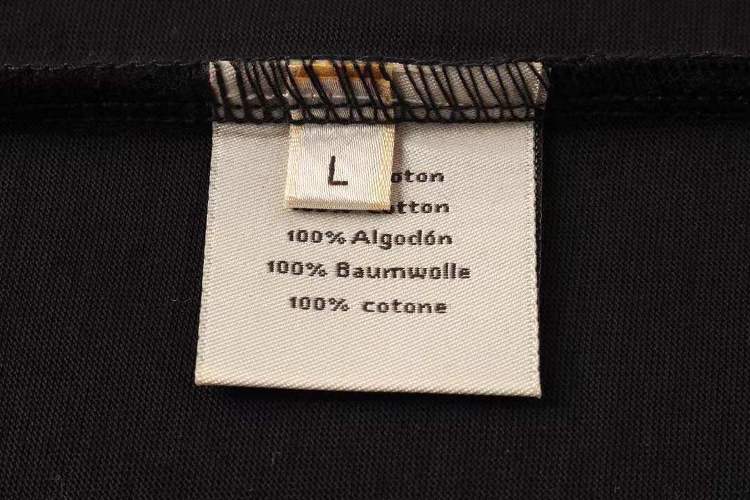 Hermès crew neck t-shirt featuring a unique graphic print of horses in a pocket-like design on the front