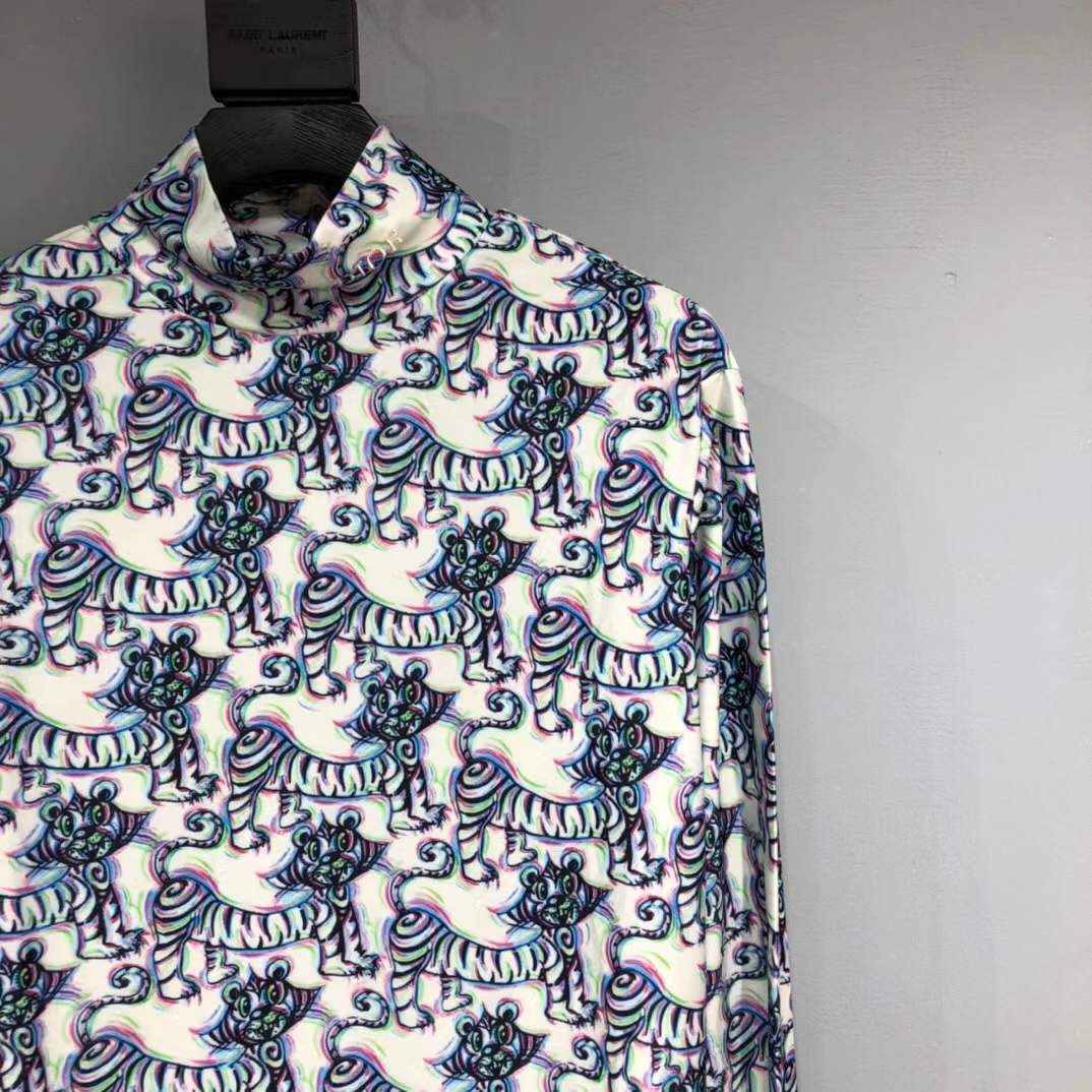 Dior x Kenny Scharf patterned shirt from the Pre-Fall 2021 Menswear collection
