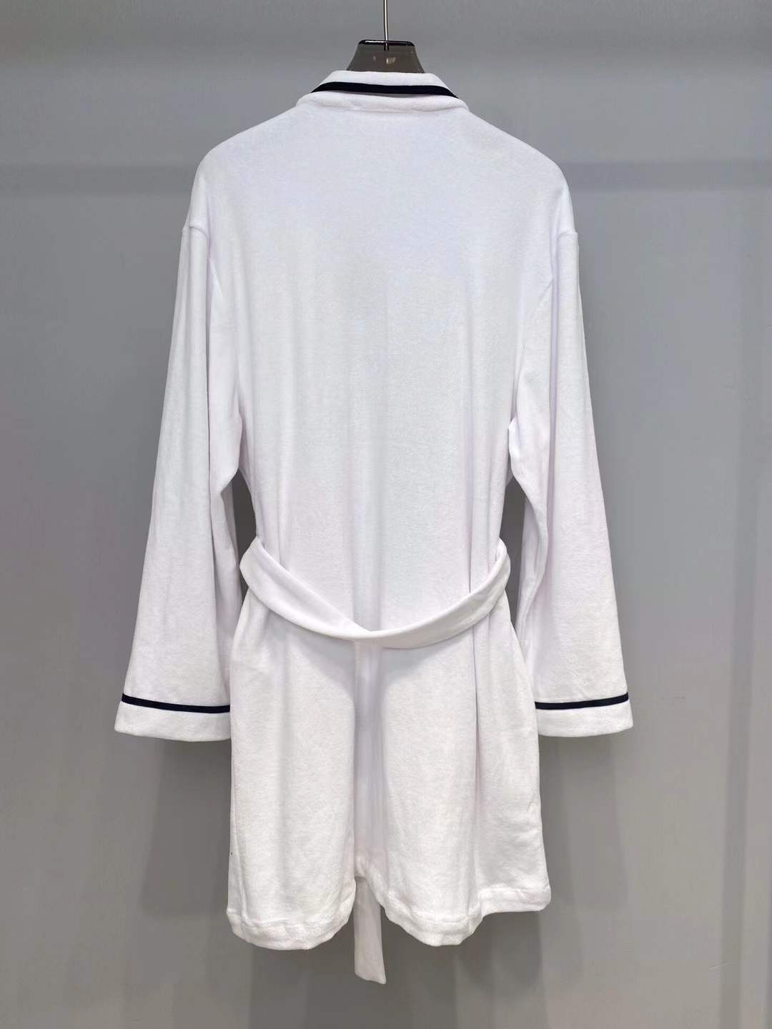 Prada Logo-Patch Terrycloth Robe coat