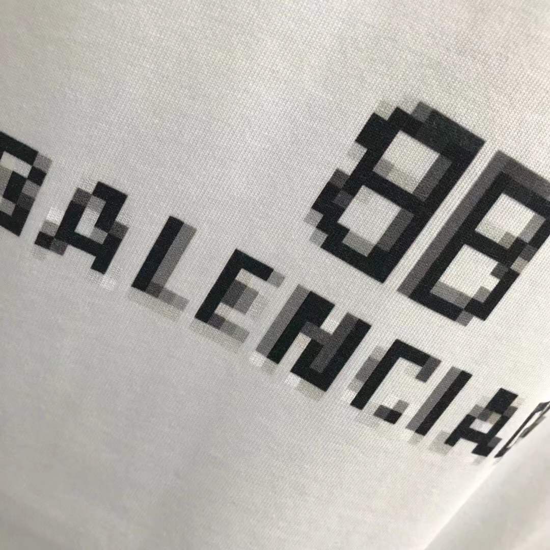 Balenciaga Men's BB Pixel Logo T-shirt