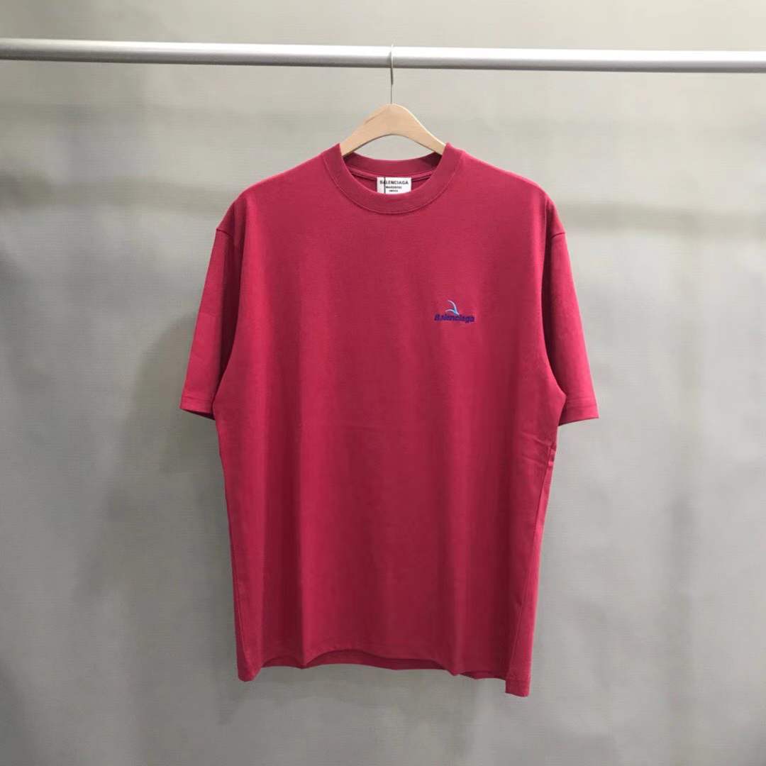 Balenciaga pink crewneck t-shirt