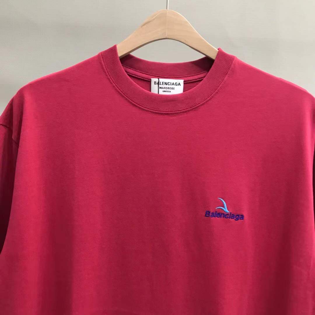 Balenciaga pink crewneck t-shirt