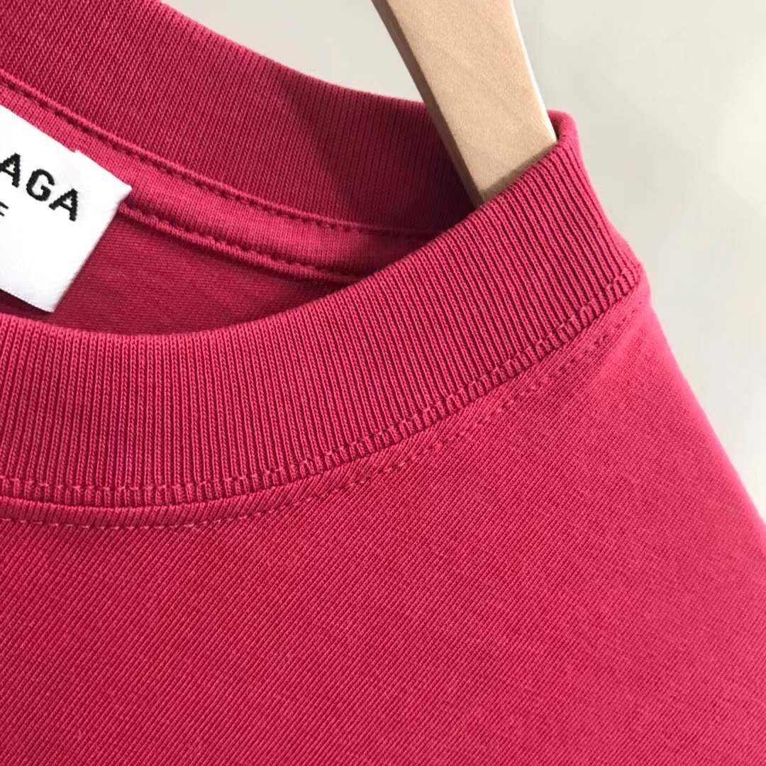 Balenciaga pink crewneck t-shirt