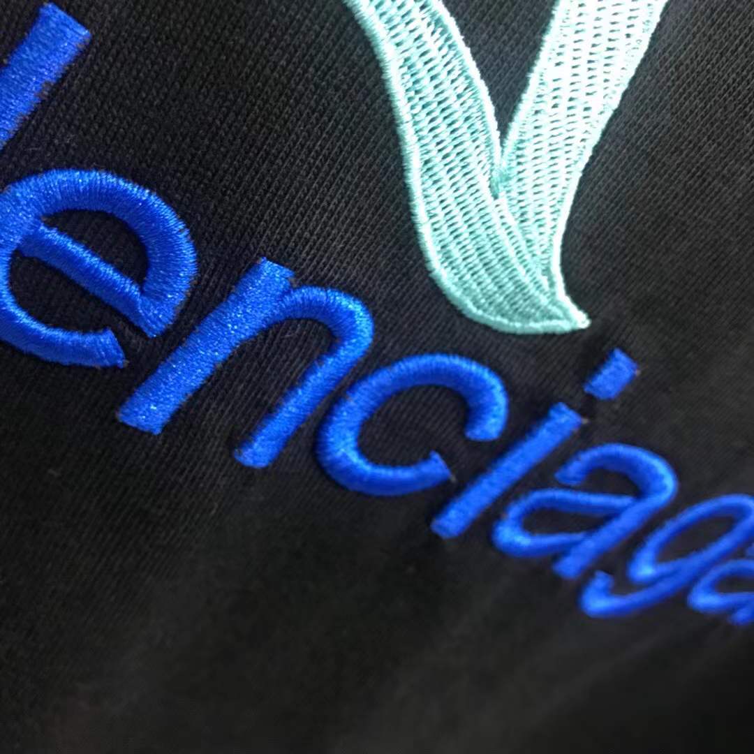 balenciaga logo t-shirt in black