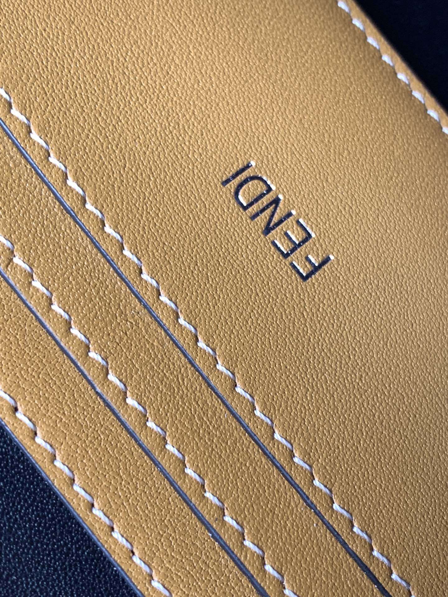 Fendi Peekaboo ISeeU handbag featuring a top handle and a detachable shoulder strap